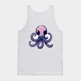 Cute Octopus Drawing Tank Top